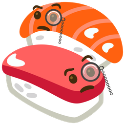 Face with monocle and Sushi