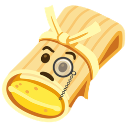 Face with monocle and Tamale