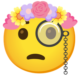 Face with monocle and Tulip