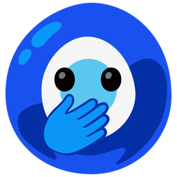 face with open eyes and hand over mouth and nazar amulet