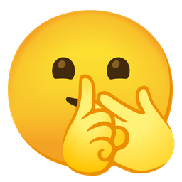 face with open eyes and hand over mouth and shushing face