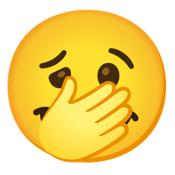 face with open eyes and hand over mouth and woozy face