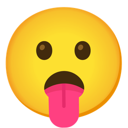 Face with open mouth and Face savoring food