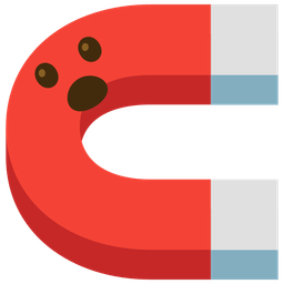 Face with open mouth and Magnet