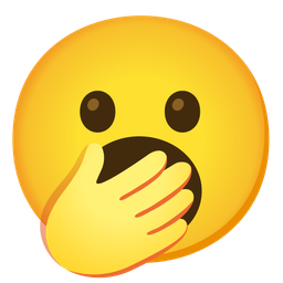 Face with open mouth and Yawning face