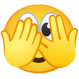 face with peeking eye and eyes