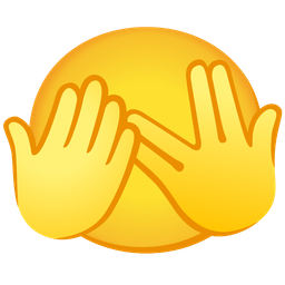 face with peeking eye and face without mouth