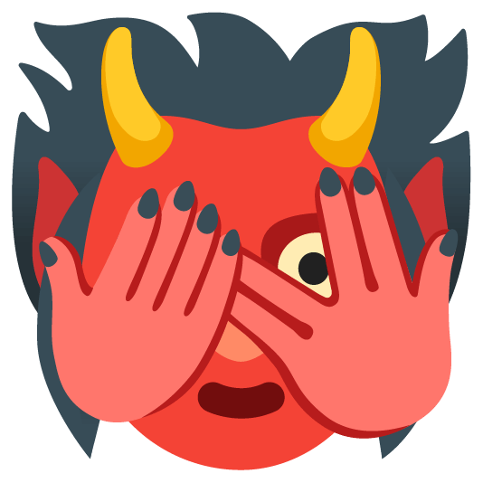 Face with peeking eye and Ogre