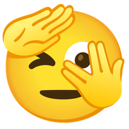 face with peeking eye and saluting face