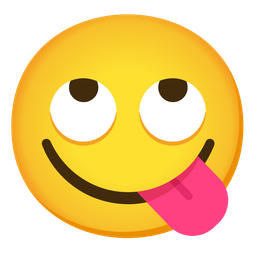 Face with rolling eyes and Face savoring food