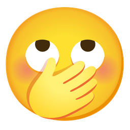 face with rolling eyes and face with hand over mouth