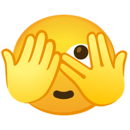 face with rolling eyes and face with peeking eye