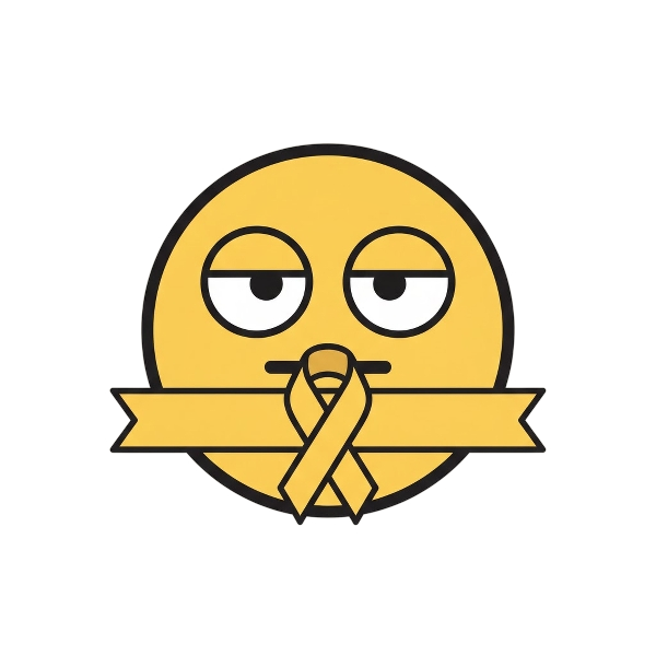 Face with rolling eyes and Reminder ribbon