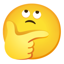 face with rolling eyes and thinking face