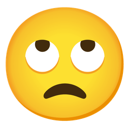 face with rolling eyes and unamused face