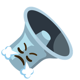 Face with steam from nose and Speaker low volume