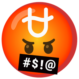 face with symbols on mouth and Ophiuchus