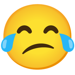 face with tears of joy and confused face