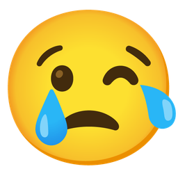 face with tears of joy and crying face