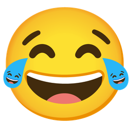 face with tears of joy and face with tears of joy