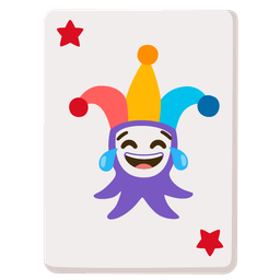 face with tears of joy and joker