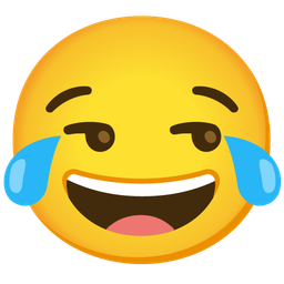 face with tears of joy and smirking face