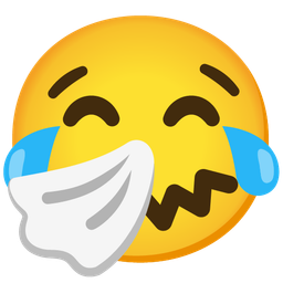 face with tears of joy and sneezing face