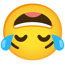 Face with tears of joy and Upside-down face