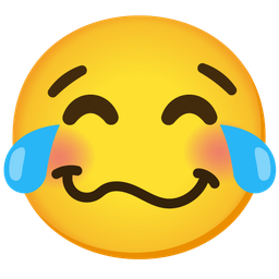 face with tears of joy and woozy face