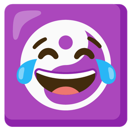 face with tears of joy and yin yang