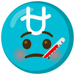 face with thermometer and Ophiuchus