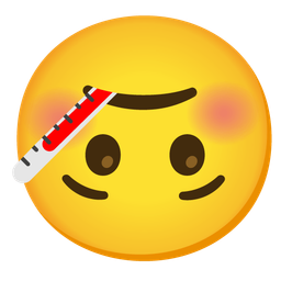 Face with thermometer and Upside-down face