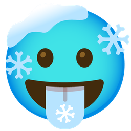 face with tongue and cold face