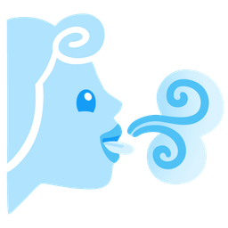 face with tongue and wind face