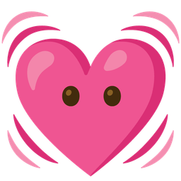 face without mouth and beating heart