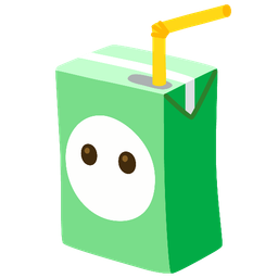 face without mouth and beverage box