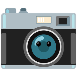 face without mouth and camera