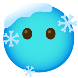 face without mouth and cold face