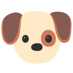 face without mouth and dog face