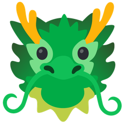 face without mouth and dragon