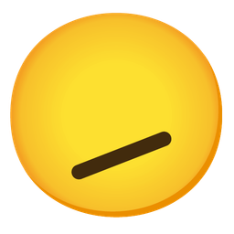 face without mouth and face with diagonal mouth