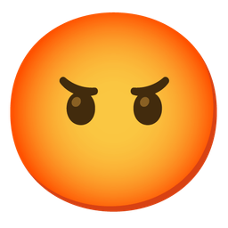 face without mouth and face with symbols on mouth