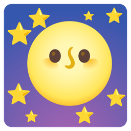 face without mouth and full moon face