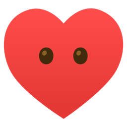 face without mouth and heart suit