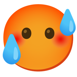 face without mouth and hot face