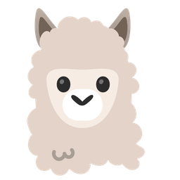face without mouth and llama