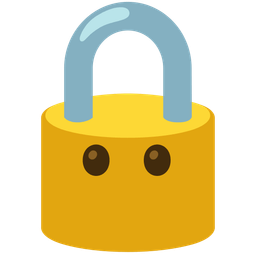 face without mouth and locked