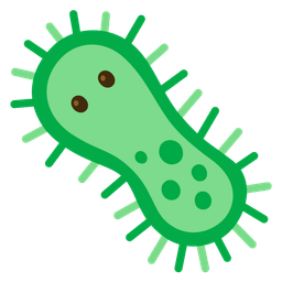 face without mouth and microbe