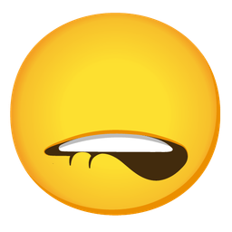 face without mouth and mouth