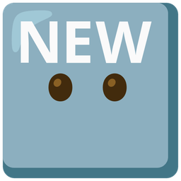 face without mouth and NEW button